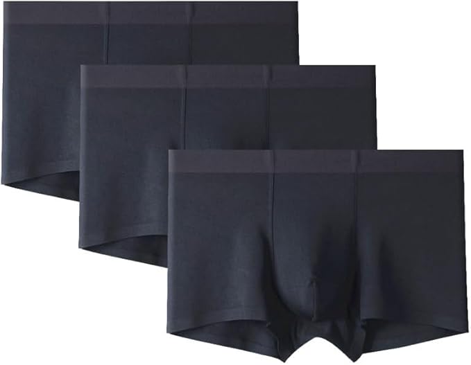 Men's Underwear Boxer Briefs Modal Cool Quick Dry Underwear for Men 3 Pack