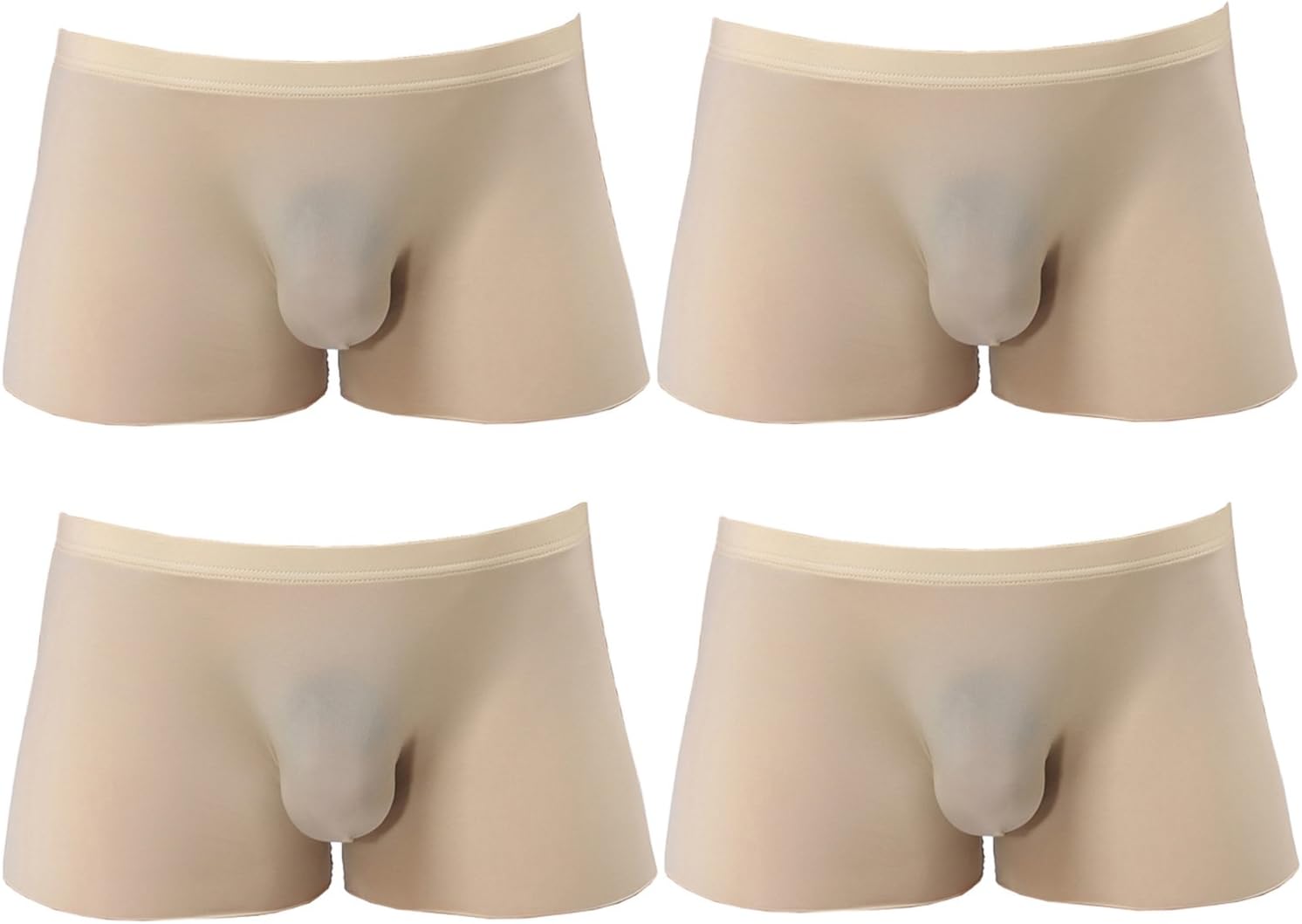 Men's Traceless Underwear Ice Silk Boxer Brief